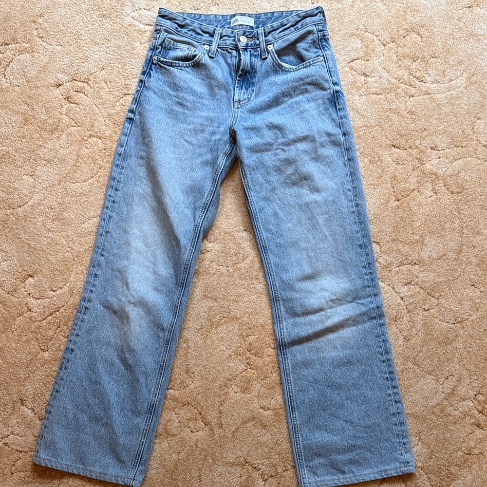 Zara Light Blue Denim Jeans
